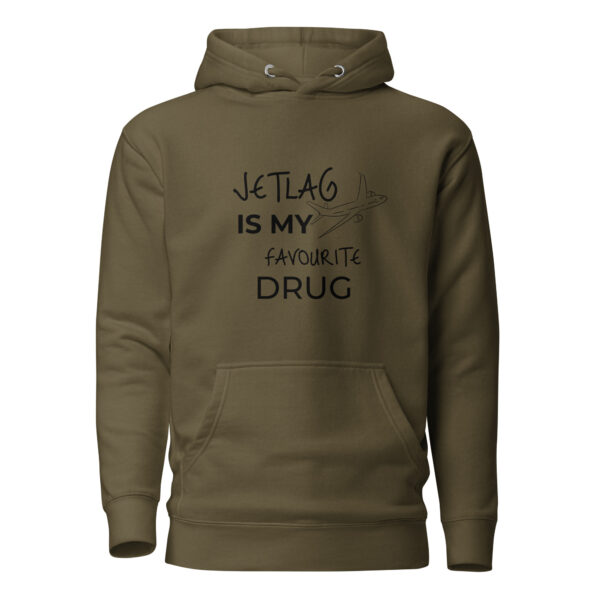 Unisex Kapuzenpullover “Jetlag is my favourite drug”